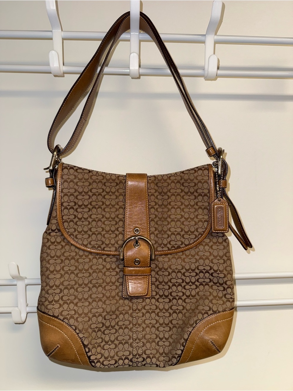 Coach Vintage Y2K SoHo Micro C Signature Flap Bag